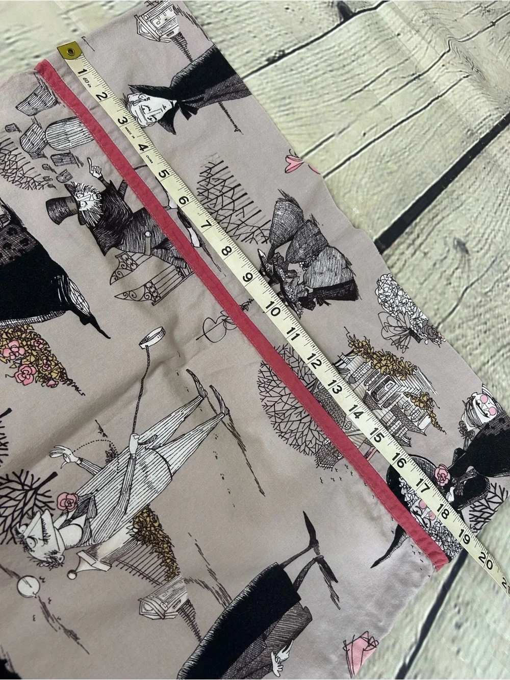 4/$25 Halloween Pillowcase - Gray with Black & Pink Accents